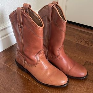 Steve Madden leather cowboy boots
